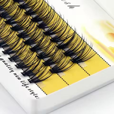 20D/30D Mink Eyelashes 1 Box/60 Bundles Natural Eyelash extension 3D Russia Individual Eyelash Clust