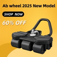 【2025 New Style】6 Wheel Abs Roller Wheel Elbow Support Roller With Timer Anti-Slip Pad Auto Rebound 