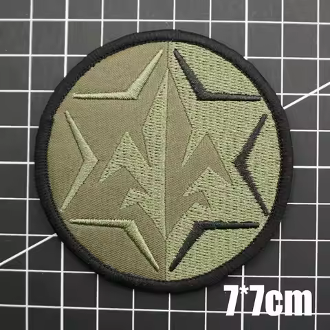 Israel EMBROIDERY PATCH WITH HOOK AND LOOP BACKING