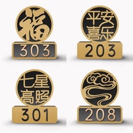 Modern House Number House Plate Stainless steel 304 House number plate Original Metal Nombor Rumah 中