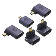 1Pc New Mini /Micro Converter HDMI-compatible Male to Female Monitor Projector HDTV Adapter UHD 8K 6