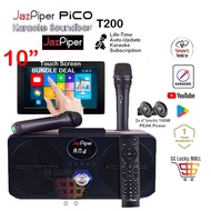 Bundle 10" Inch TouchScreen Jazpiper T200 Pico Karaoke Sound Box