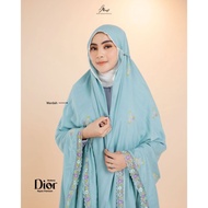 [✅Garansi] Mukenah Resleting Dagu Potongan Arrafi Mukena Dior Rayon