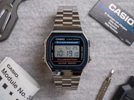 Casio A168WA-1 銀色手錶
