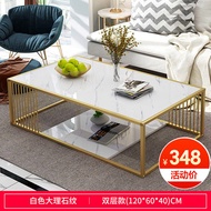 Tea table simple modern marble living room small family dining table Nordic home art simple creative