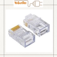 RJ45 Connector (10 pieces) RJ 45 male LAN head Connector 8 PIN RJ-45