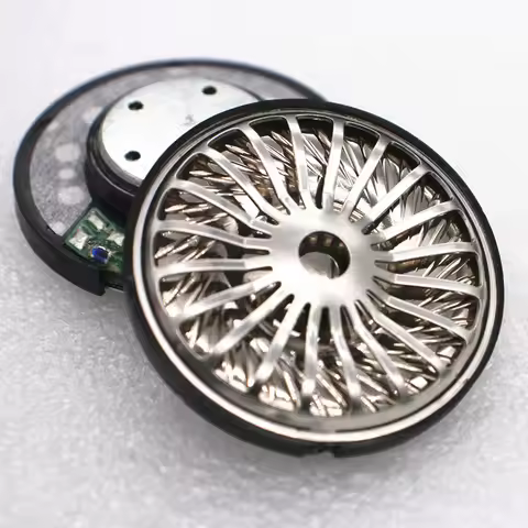 Hifi 40mm Over Ear Headphone Speaker Unit For Helmet headset Driver Diy 32ohm Titanium Film Earphone