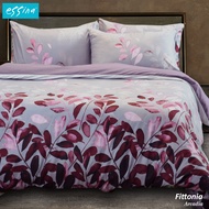 Essina Fittonia Modern Design Quilt Cover ( no quilt included ) & Fitted Bed Sheet set Microfiber Pl