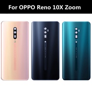 For Oppo Reno 10X Zoom Back Cover Battery Housing Door Glass Case Shell For OPPO Reno 10X zoom Battery Cover