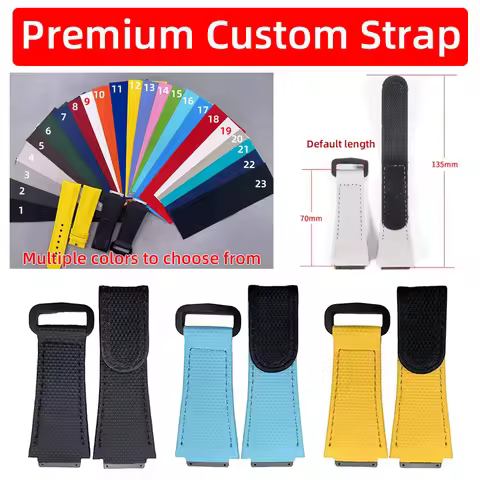 ‌Premium Custom RM band FMK Strap for Richard Mille RM055 RM035 RM11/RM67/RM030/RM50/RM52/RM61 RM35-