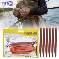 YVE 18PCS Worm Lures, Floating Soft Bass Fishing Lures, Lifelike 11cm 5.5g PVC Fishing Lure Bait For