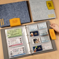 Collection Book A4 Ticket Book Ticket Stub Storage Book Train Ticket Airplane Ticket Collection Book