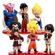 6 pcs Anime Figuras GOKU Action Figure Toys Collection Dolls Gifts for Children Figure Figma Model S