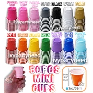 50pcs Mini Beer Pong Cups Red Cups Shot Glass Shotglass Plastic Cups - Ivypartyneeds