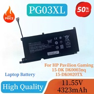 New 11.55V 4323mAh PG03XL Laptop Battery for HP Pavilion Gaming 15-DK DK0003nq 15-DK0020TX 15-EC0000