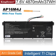 KS AP16M4J Laptop Baery For Acer Aspire 3 A317-33 EX215-51G Series Notebook 2ICP4/78/104 7.6V 37WH 4870MAh