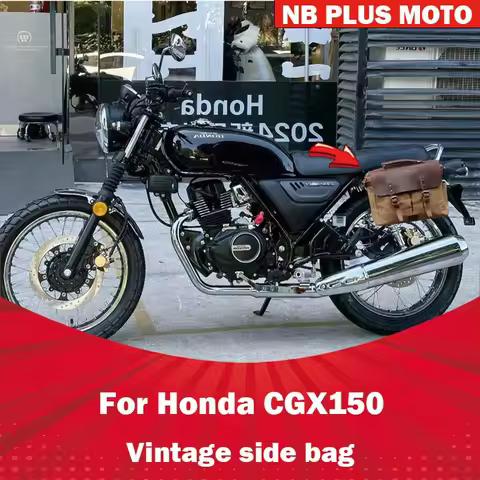【Premium】For Honda CGX150 side bag retro hanging bag motorcycle modification accessories riding moto