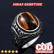 Biduri Sepah Golden Titanium Gemstone Ring
