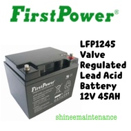 First Power Rechargeable Sealed Lead Acid Battery 12V 45AH - LFP1245