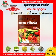 ปุ๋ย ธาตุรอง [ 50 กรัม ] จุลธาตุรวม เวสโก้ สูตรคีเลต EDTA ปุ๋ยAB เหล็ก สังกะสี แมกนีเซียม แมงกานีส แ