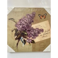 Flora Canvas Print Home Deco unit 29x29cm Old Stock Selling Cheap