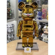 [🇸🇬Sale] BE@RBRICK x Garfield Gold Chrome 1000% bearbrick