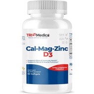 Cal-Mag-Zinc D3 Dietary Supplement (Calcium Magnesium Zinc & Vitamin D3) | Immune, Bones & Teeth Sup