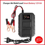 Charger Cas Aki Mobil Motor Lead Smart Battery Charger 12V 6A / Cas Aki Accu Batrai Baterai Mobil /