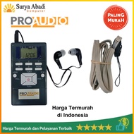 PROAUDIO RADIO FM DIGITAL RECEIVER WITH EARPHONE RADIO MINI PORTABLE