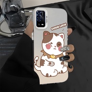 Casing hp For OPPO A55 4G A55 5G A55s 5G A56 5G Case Cute Cat Pattern Casing HP Cesing Silicone Soft