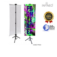 Tripod Banner Bunting Display Stand T Bunting Banner Double Sided For Standard 6ft x 2ft