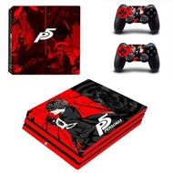 New style Persona 5 P5 PS4 Pro Skin Sticker Decal for PlayStation 4 Console and 2 Controllers PS4 Pro Skin Sticker Vinyl new design