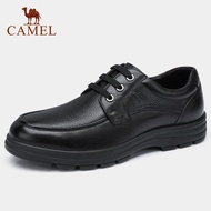 cv CAMELรองเท้าหนังแท้ผู้ชายยืดหยุ่น,รองเท้าทำงานรองเท้าขนสัตว์อบอุ่นรองเท้าลำลองผู้ชายหนังนุ่มยืดหยุ่น 112