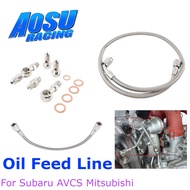For Subaru AVCS Mitsubishi Turbo Oil Feed Line Kit High-performance For TD04 TD05 TD06 02-06 WRX Eng