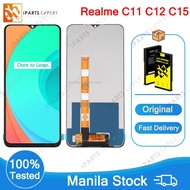 IPARTSEXPERT LCD For OPPO Realme C11 C12 C15 LCD Display Touch Screen Assembly Replacement
