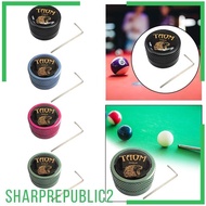 [Sharprepublic2] Pool Cue Chalk Holder Billiard Cue Snooker Accessory Metal Pool Cue Chalk Case Snooker Pool Cue Chalk Carrier Pocket