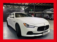 (150)正2014年出廠 Maserati Ghibli 3.0 V6 Premium 汽油 星耀白