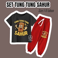 Viral Tung Sahur Motif Children's Suit - Tung Tung Sahur Children's Clothes Ages 1-11 Years Baju Bud
