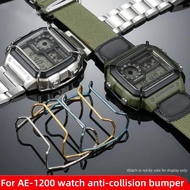 AE1200 AE1300 case Watch Bumper for C-asio 3299 AE-1200 Small Square Stainless Steel Anti Collision 