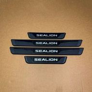 aipai สำหรับbyd Sealion 6 2023 2024 2025 2026 Auto Door Sill Pedal Cover Scuff Plate Trims Protector