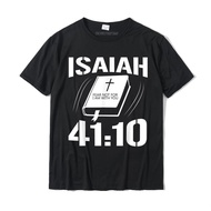 Christian T-Shirts with Isaiah 41:10 Verse - Cotton Gifts