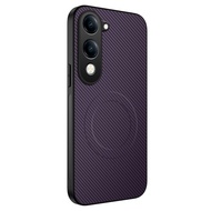 เคส Vivo Y04t Y04s สำหรับ Vivo Y04s Y04 S VivoY04 Y04s 4G 5G โครงคาร์บอนไฟเบอร์เคสแข็งเคสชาร์จไร้สาย