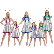 AI Artificial Intelligence Robot Cosplay Costume Unisex Anime Stage Performance Outfit for Adult Kid