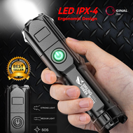 [ORIGINAL] Senter LED Smilling Shark Mini Isi Ulang Daya USB, Senter IPX-4 Mini Tahan Air dengan 3 M