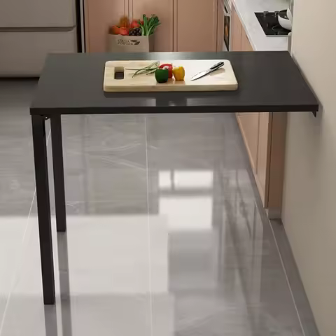 Fold Down Wall Desk for Apartment Space Saving Floating Table Office Concealed Study Table Minimalis