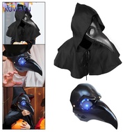 [vsrhkq] Plague Doctor Mask Costume Accessories Unique Adjustable Lightweight Rivet Bird
