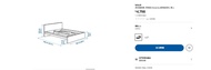 IKEA MALM 黑色雙人床架