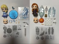 一對放 無盒 1441 Elsa 1442 Anna 艾莎 安娜 黏土人 魔雪奇緣 Frozen Good Smile Nendoroid