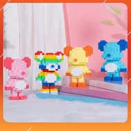 Lego Bearbrick 13cm Colorful Hammer + Flip-Flop, lego 13cm Assembly Model, Puzzle Toy (SP With Box)