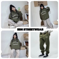 [GENUINE] Hoodie Set & Pants Essentials Fear Of God Military 480GSM 24FW Authentic, Genuine Essentia